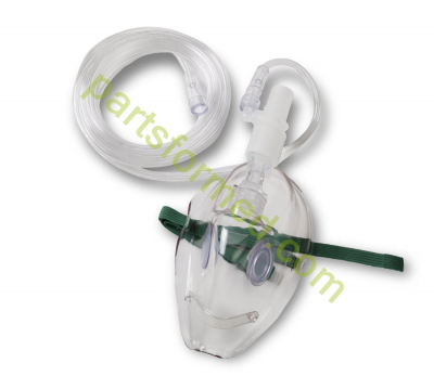 8000-0761 ZOLL Mainstream – Einfache CO2-Maske mit Adapter, Erwachsene groß für Defibrillator ZOLL MRE-Serie