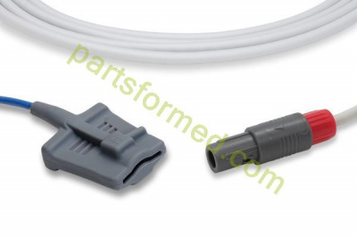 Reusable adult silicone soft tip SpO2 Sensor for Heal Force patient monitors