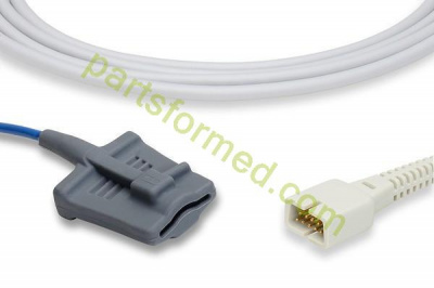 Reusable adult silicone soft tip SpO2 Sensor for Datascope patient monitors