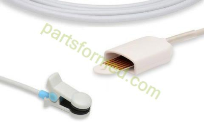 Sensor SpO2 de clipe de ouvido adulto reutilizável para monitores de pacientes Medtronic Physio-Control