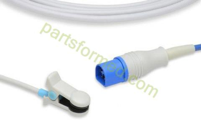 Wiederverwendbarer SpO2-Sensor mit Ohrclip für Erwachsene für Patientenmonitore von Philips (Philips Tech) 