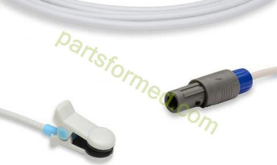 Reusable adult ear clip SpO2 Sensor for Edan patient monitors