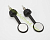 8000-0277-07 ZOLL Pás de eletrodos internos sobre moldados, 1,0" (2,6 cm) de diâmetro por 3,9" (10,0 cm) Par curto, pediátrico para desfibrilador ZOLL MR-Series