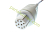 Wiederverwendbarer SpO2-Ohrclip-Sensor für Erwachsene für Patientenmonitore von Datex (Ohmeda Tech).
