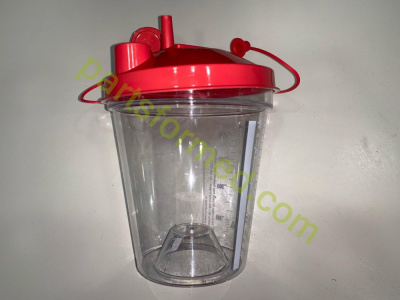 Medical suction canister disposable