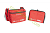 8000-0593-01 ZOLL Xtreme Pack™ I Tragetasche, weiche Tasche mit erweiterten Rück- und Seitentaschen (rot) für Defibrillator der ZOLL M-Serie