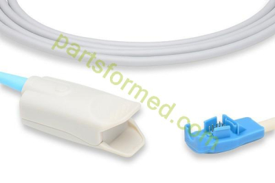 可重复使用的成人指夹式 SpO2 传感器，适用于 Datex-Ohmeda 患者监护仪