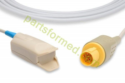 Reusable adult finger clip SpO2 Sensor for Hellige patient monitors