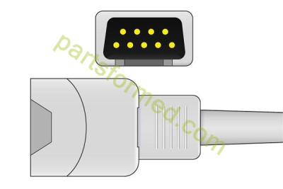 Sensor de SpO2 con pinza para dedo pediátrica reutilizable para monitores de pacientes Dolphin