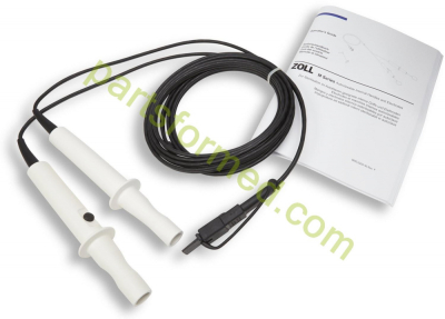 8011-0501-02 Conjunto de mango esterilizable en autoclave ZOLL con interruptor (cable de 16') Solo para uso doméstico para desfibrilador ZOLL serie MR